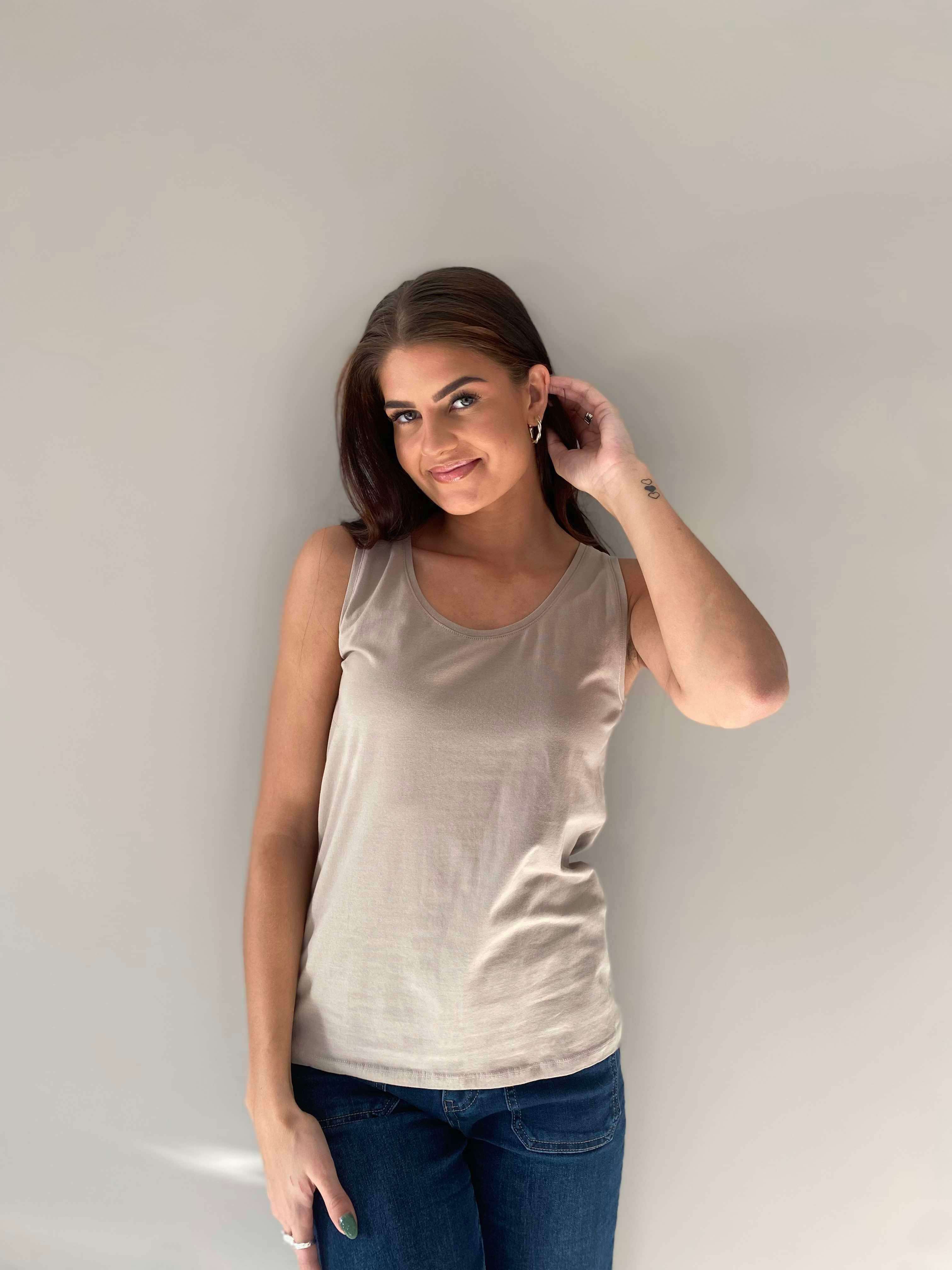 Pepper Basic Pepper Basic Tanktop Sand - Pepper.no