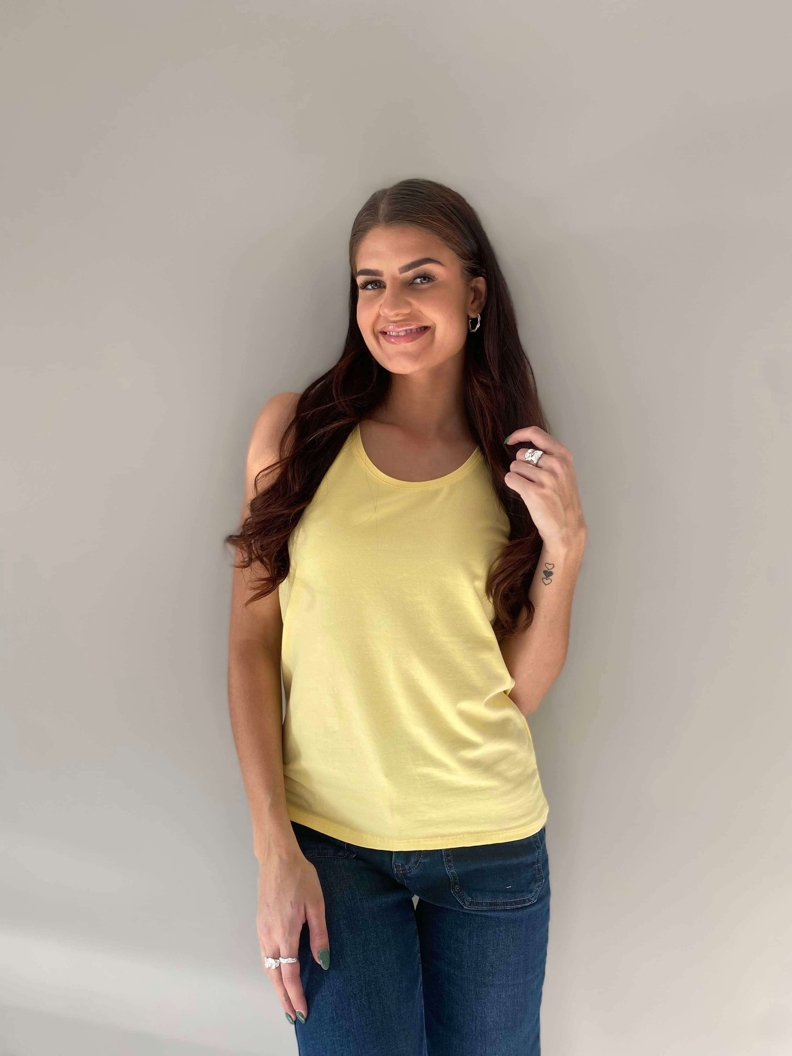 Pepper Basic Pepper Basic Tanktop Gul - Pepper.no